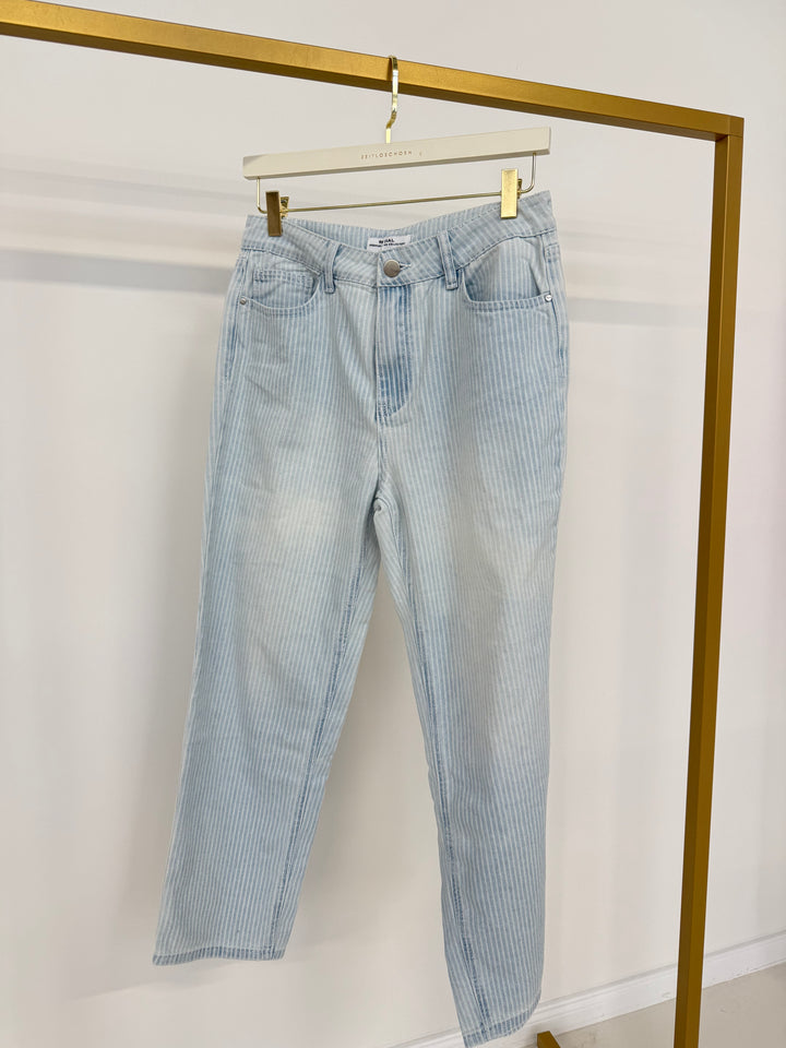MOM JEANS STRIPES GR.L (B-WARE)