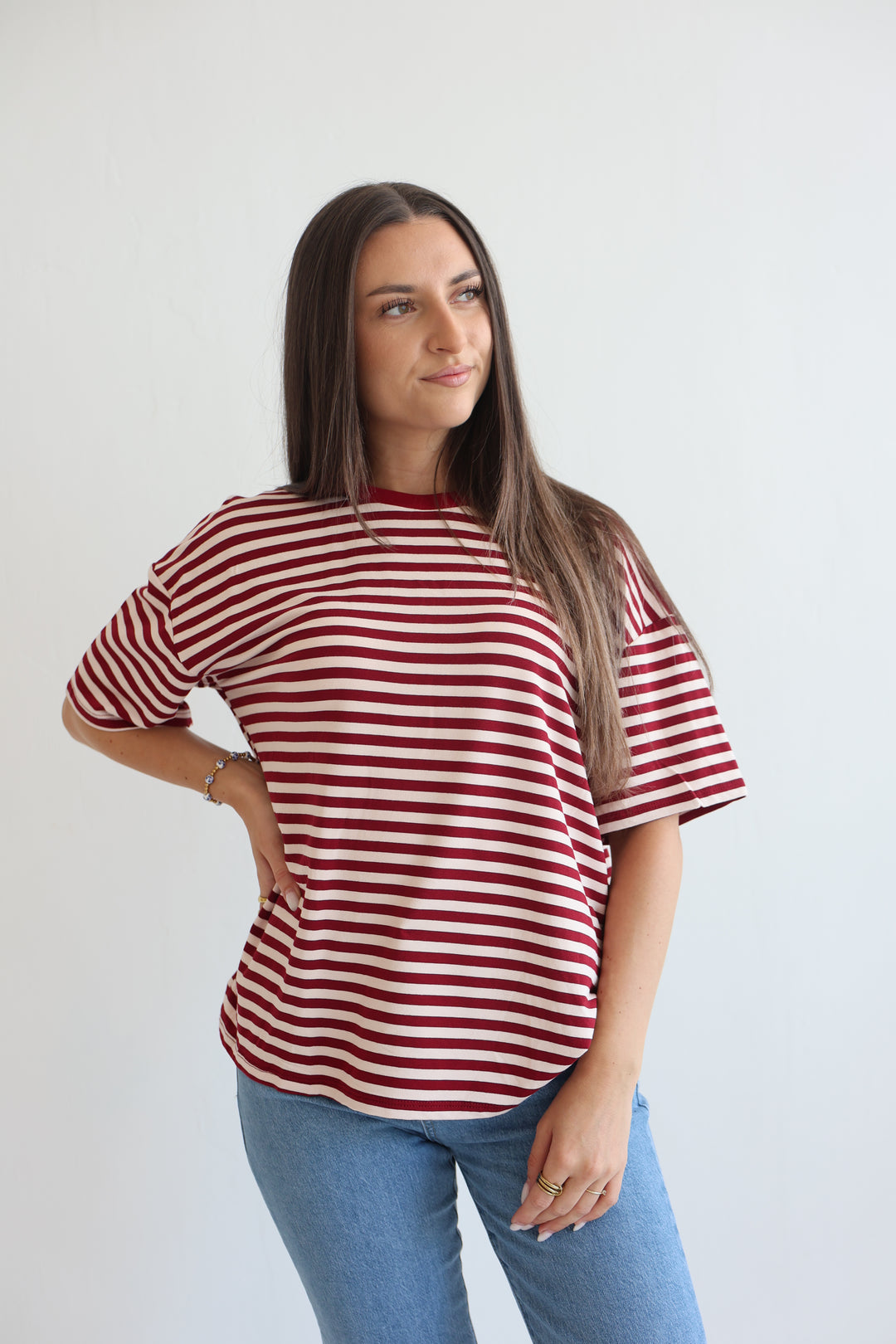 Easy Fit Striped T-Shirt