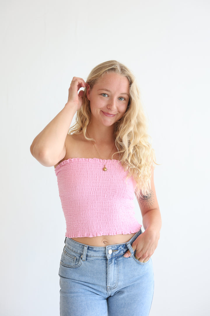 Croptop aus Musselin Malu