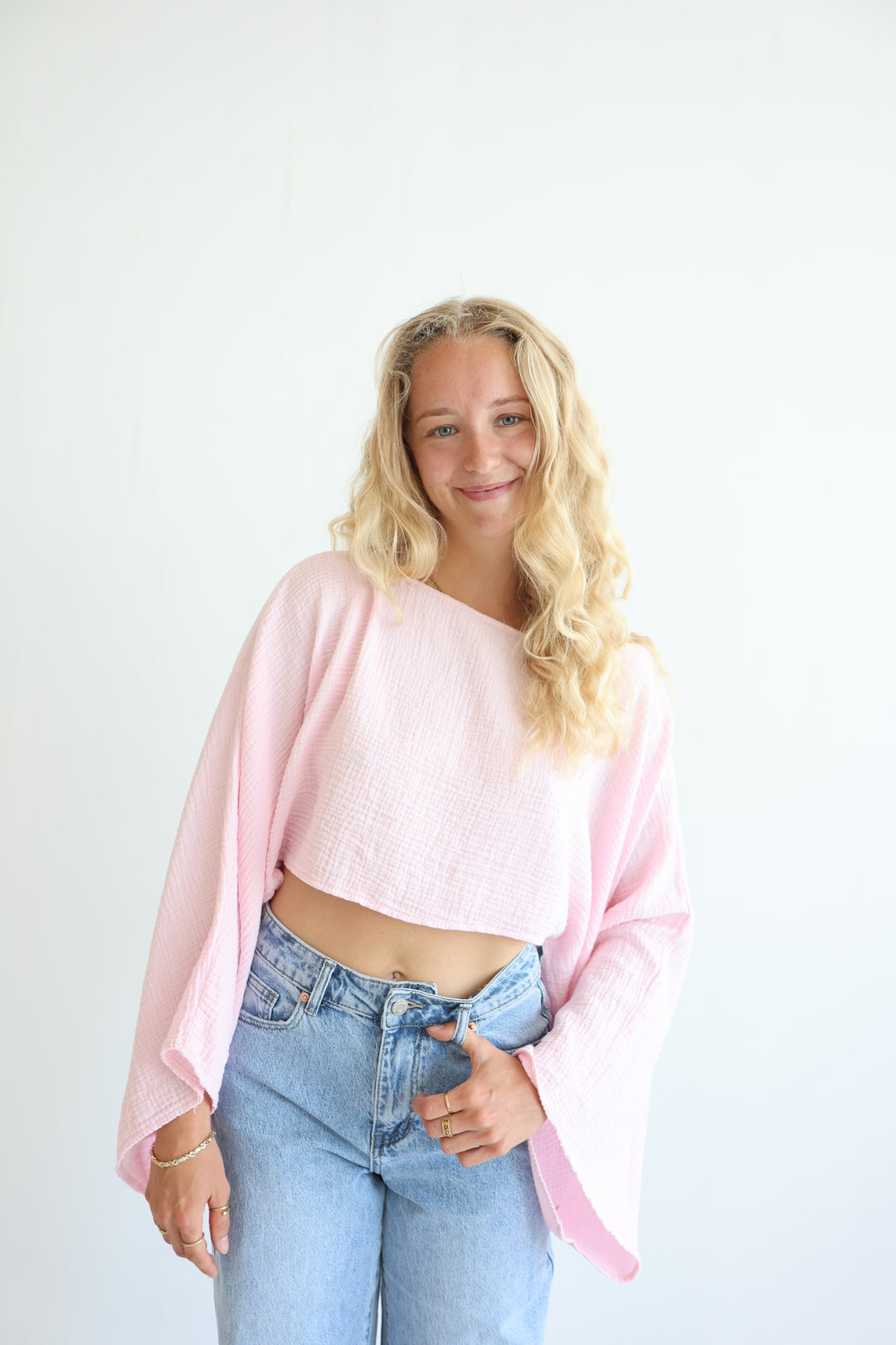 Off-Shoulder Musselinshirt Liz