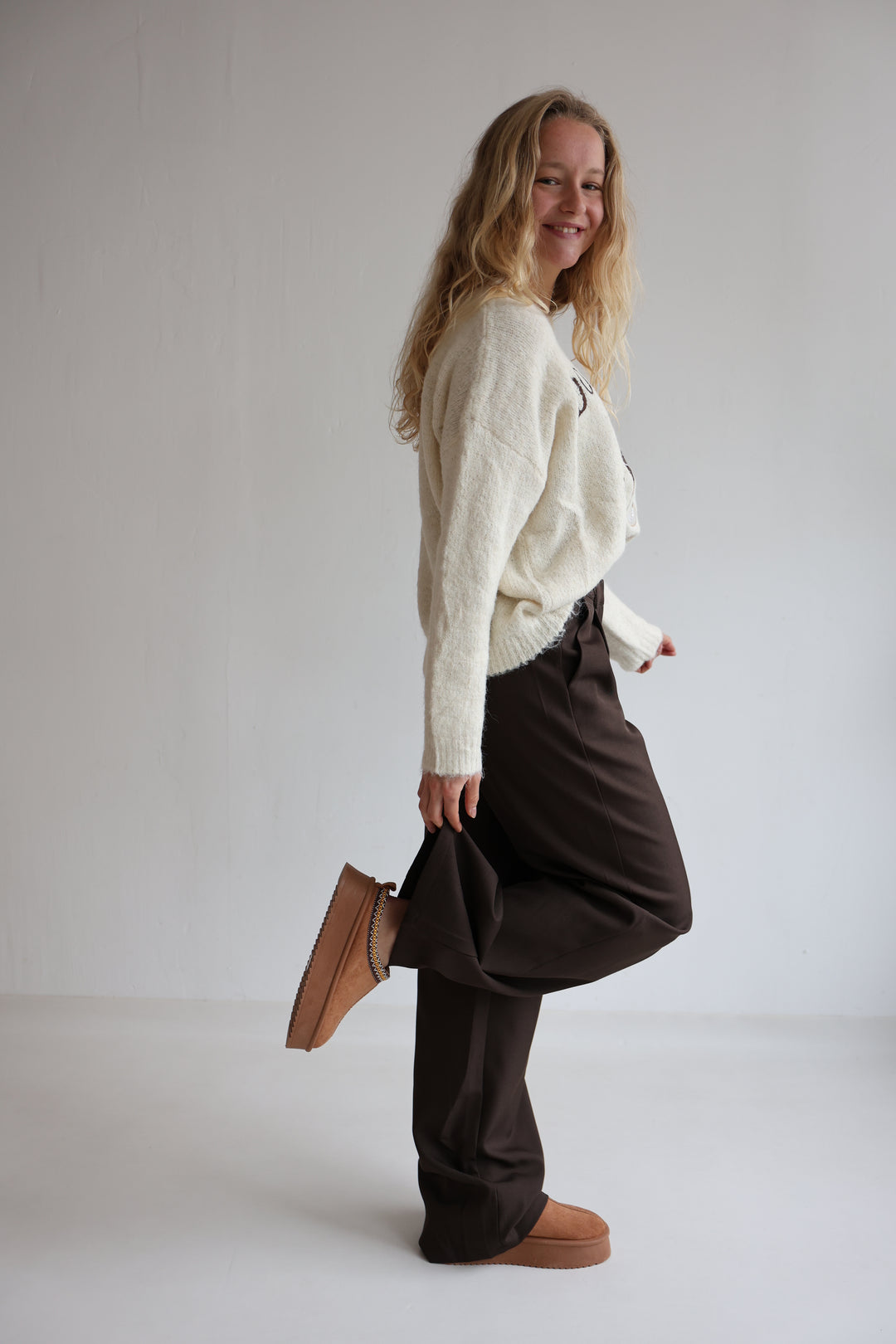 Bundfaltenhose Casual Look