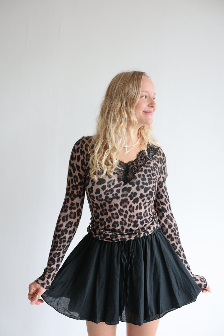 Cashmere Longsleeve Mesh Lace