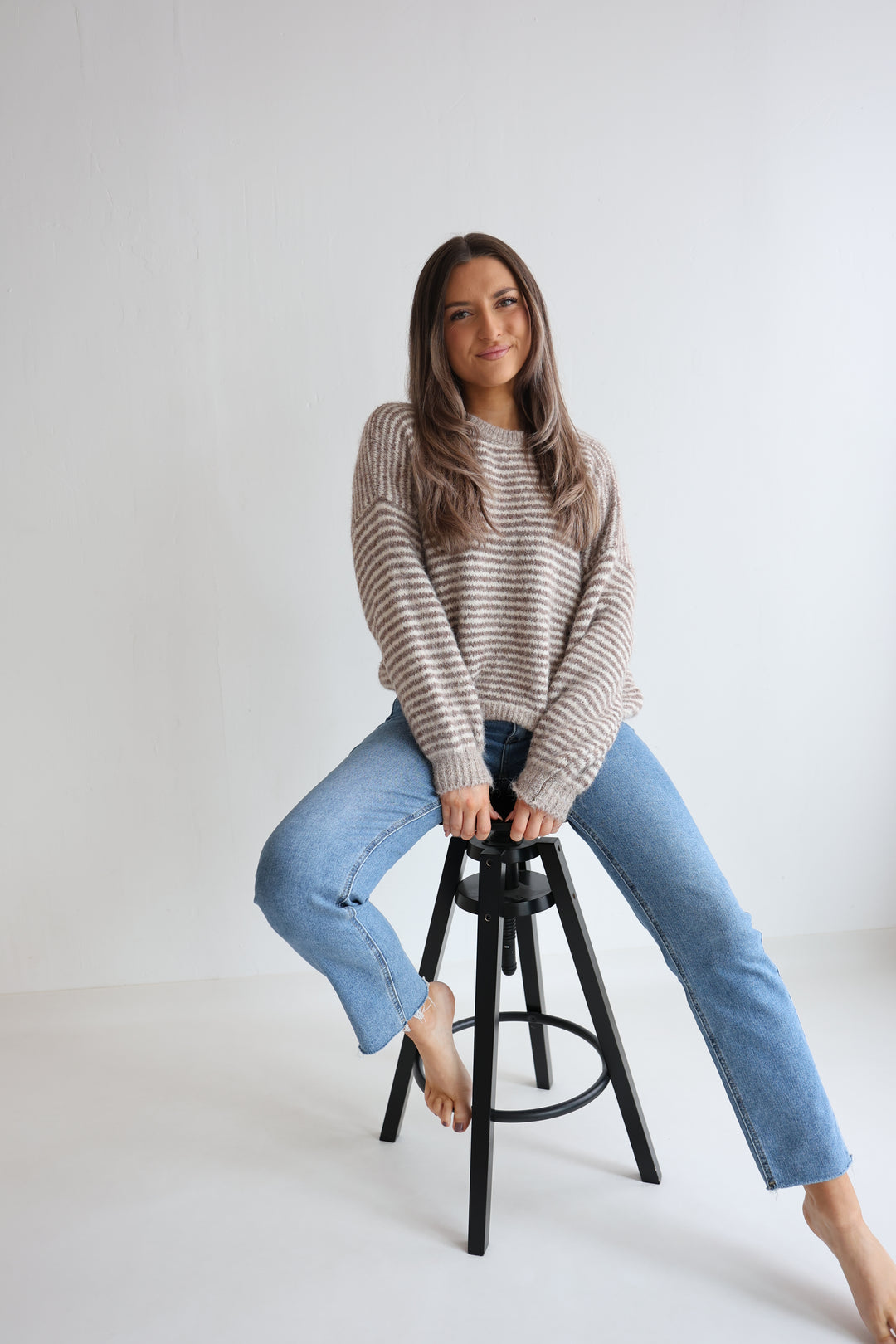 Gestreifter Pullover Moodline Knit