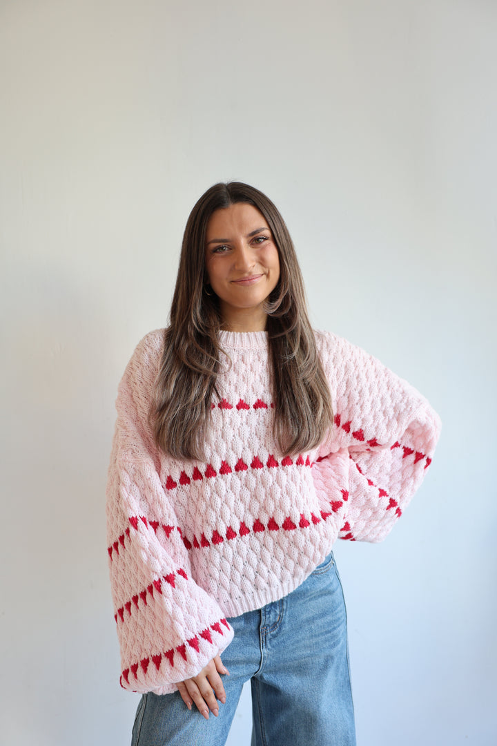 Bubble Knit Pullover