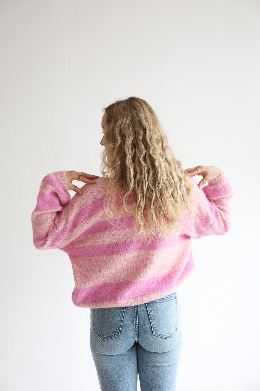 Chunky Striped Cardigan