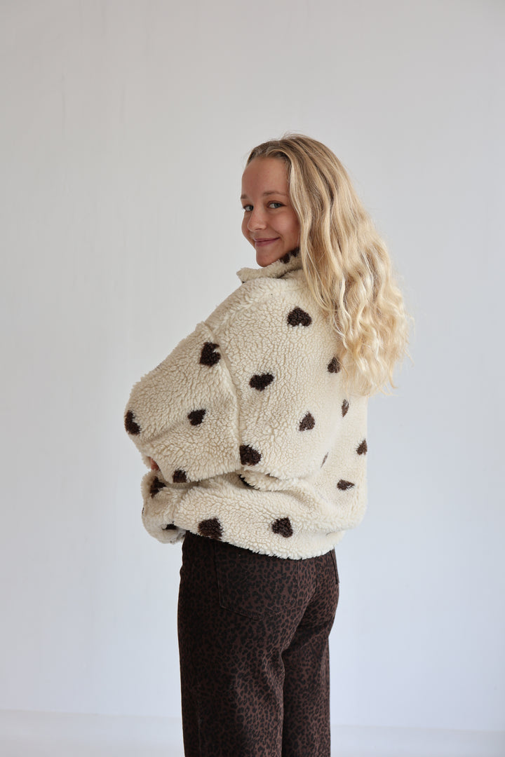 Fleece Zipper Warm Hearted