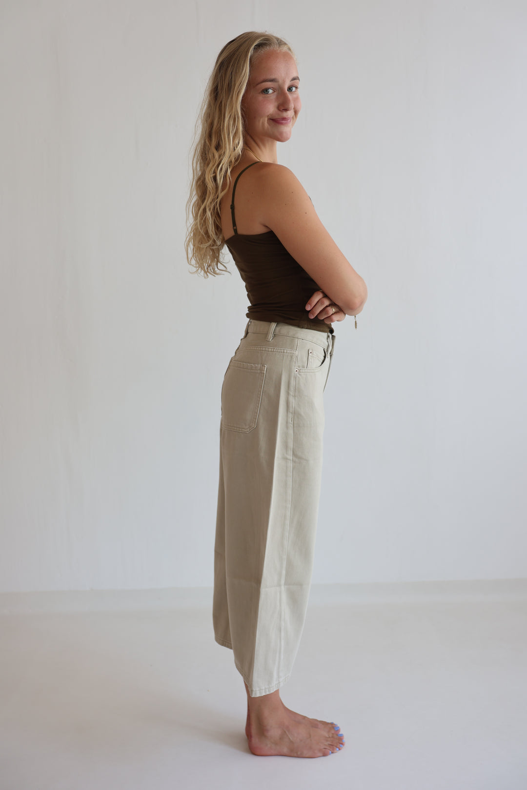 Sandstone Muse Denim Culotte