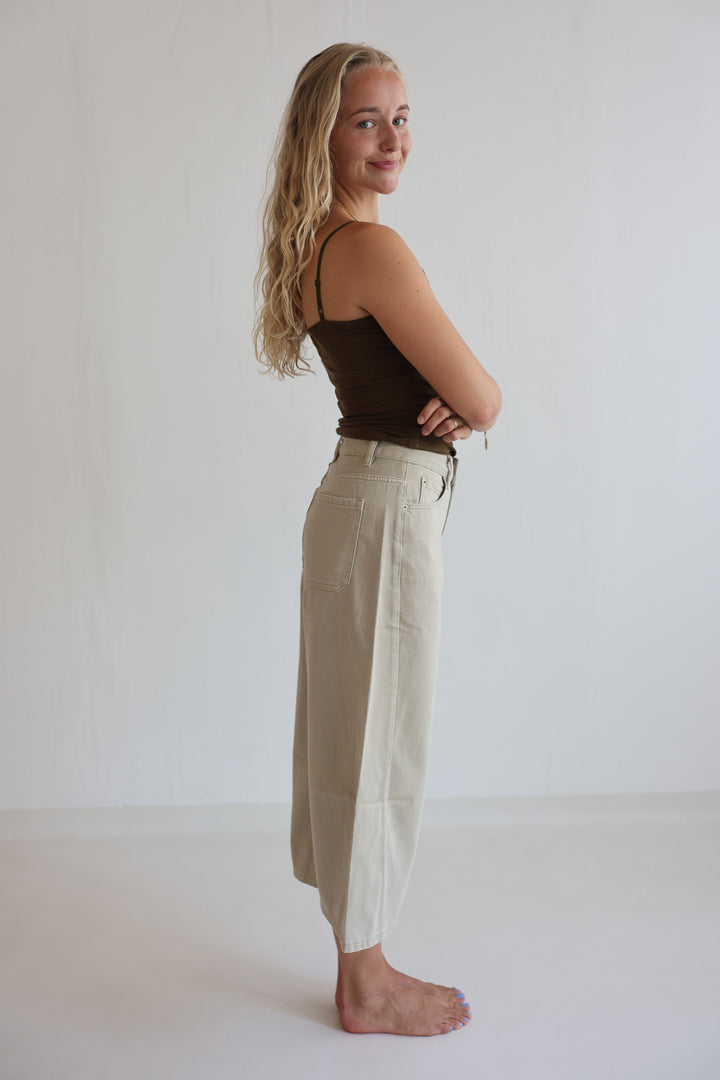 Sandstone Muse Denim Culotte