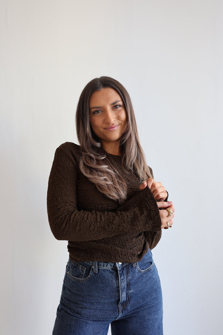 Longsleeve mit Struktur Ina