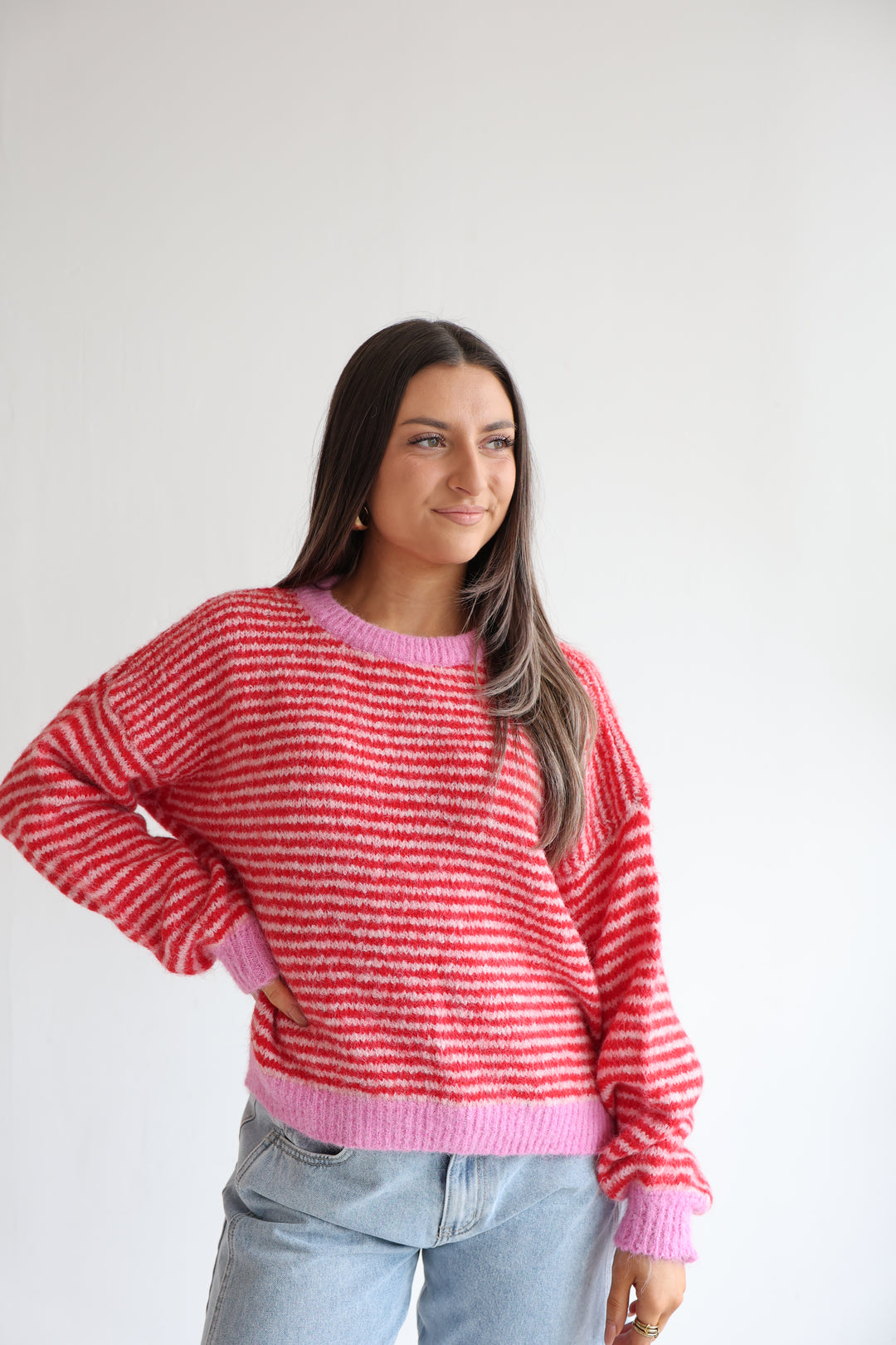 Gestreifter Pullover Moodline Knit