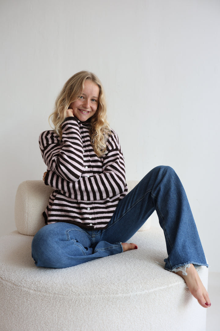 Striped Classy Cardigan
