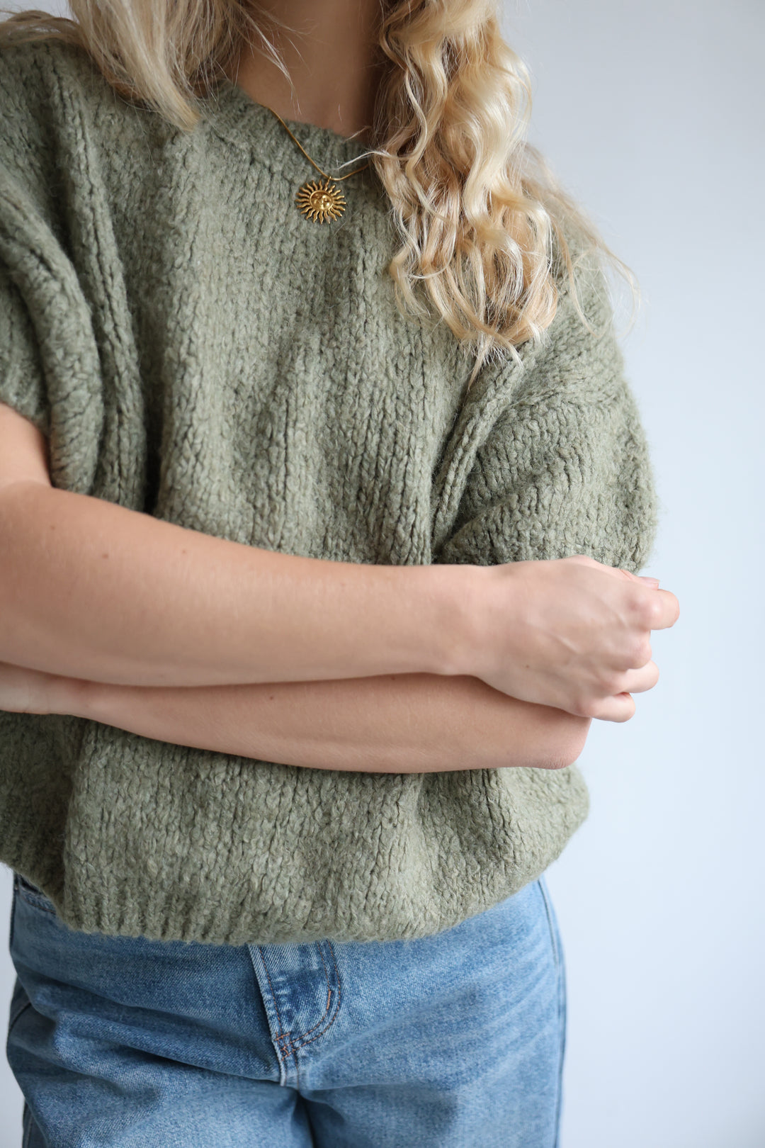 Kurzarm Oversize Pullover Merve