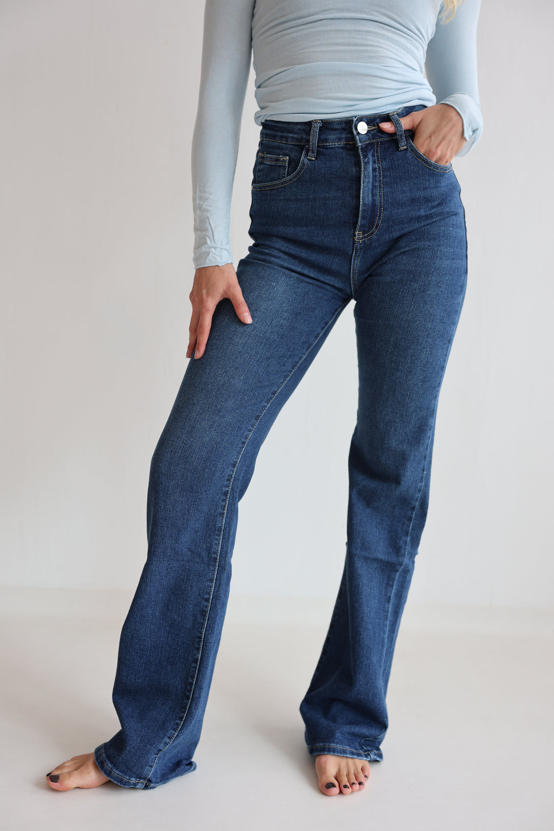 Mila Extra Long Straight Fit Jeans