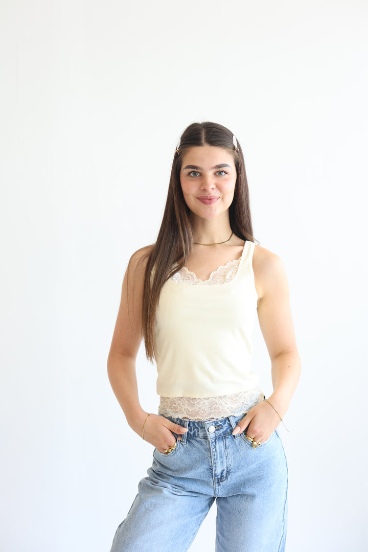 Sweet Lace Cami Top