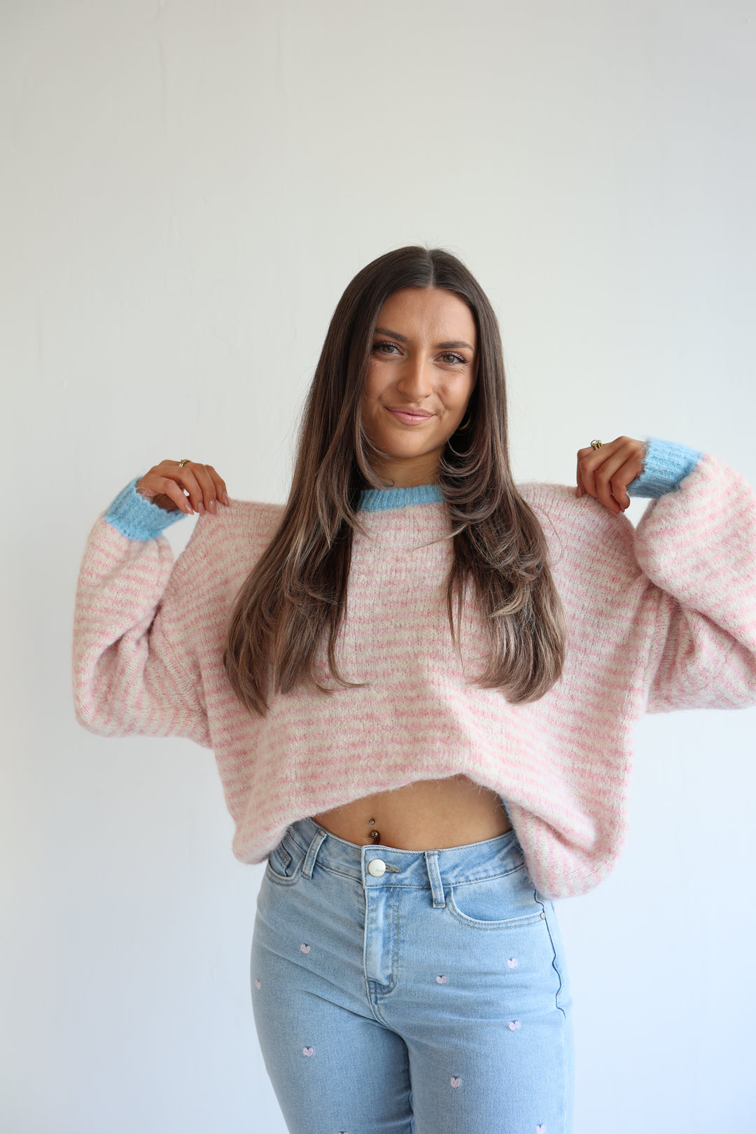 Gestreifter Pullover Moodline Knit