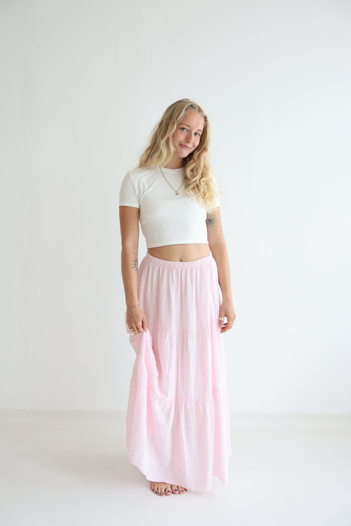 Cotton Maxi Skirt