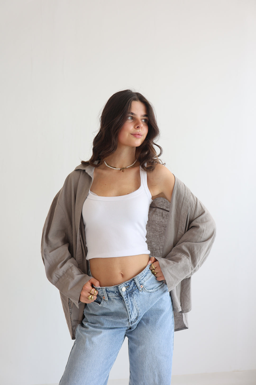 Classic Oversized Cotton Hemd