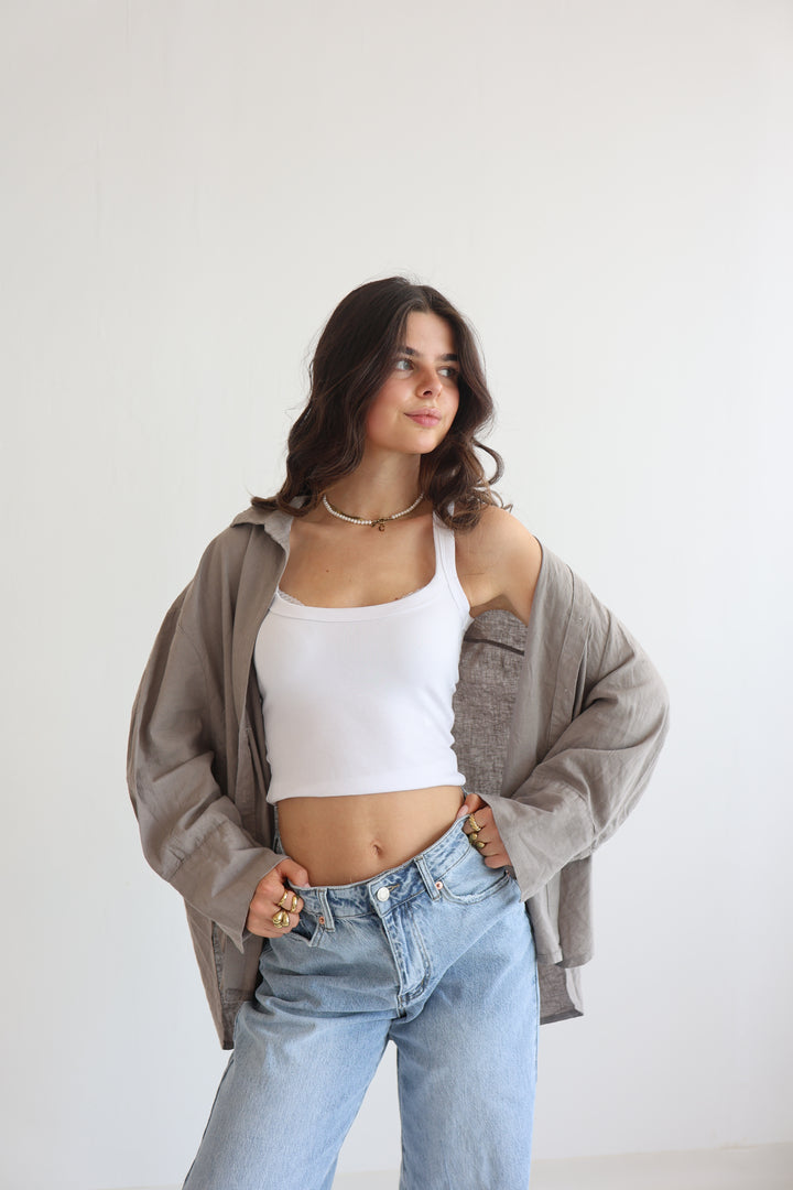 Classic Oversized Cotton Hemd