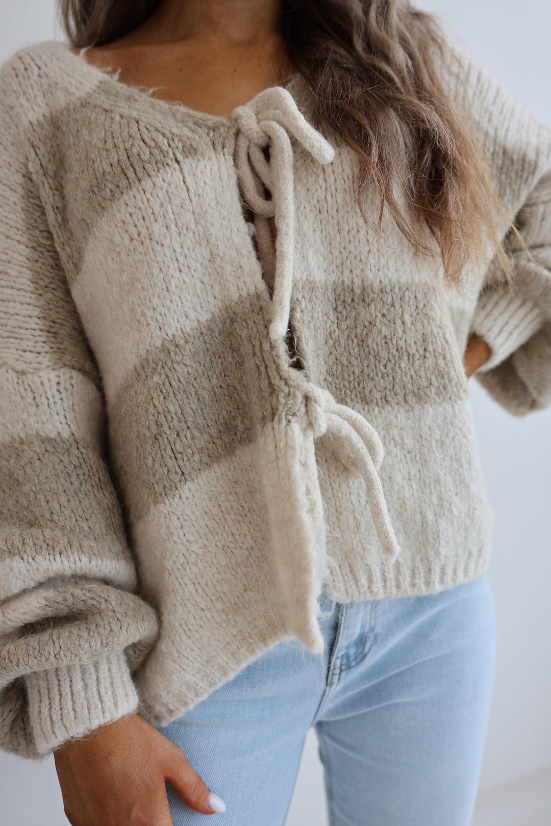Gestreifter Cardigan Luana
