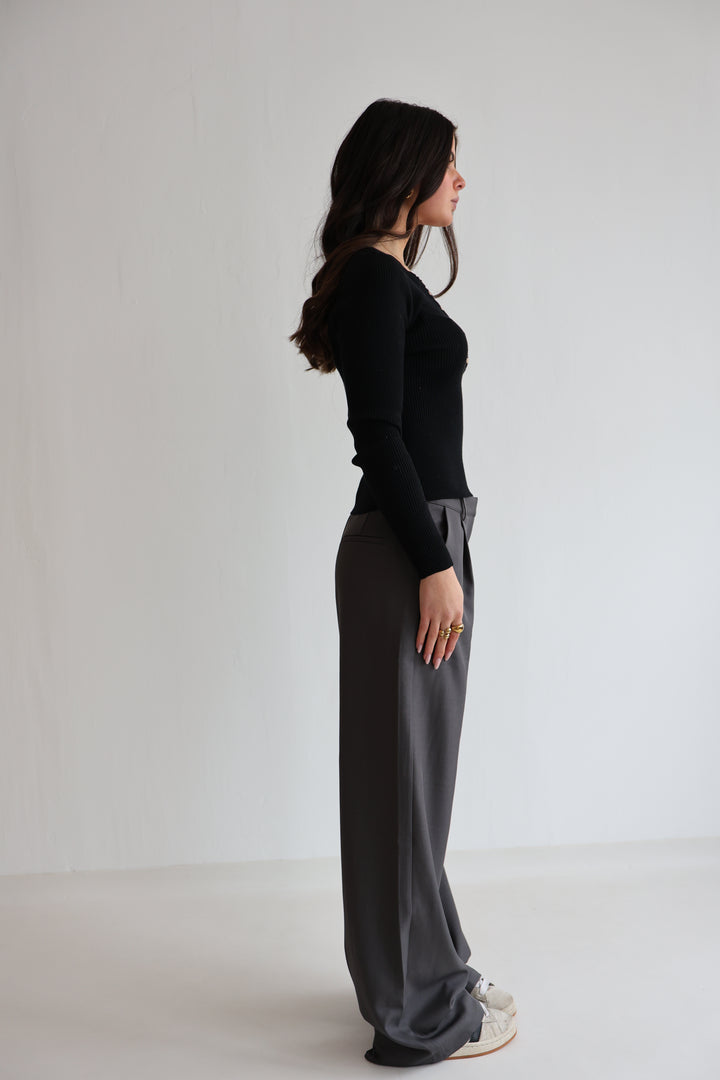 Bundfaltenhose Casual Look