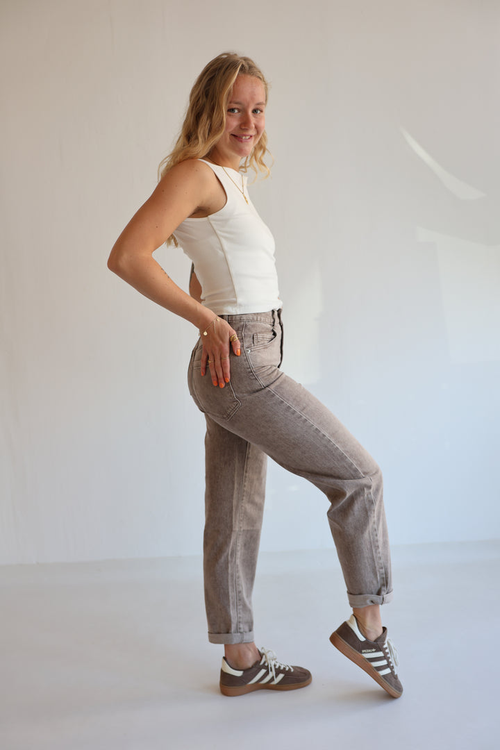 Mom Jeans Mocca Mood