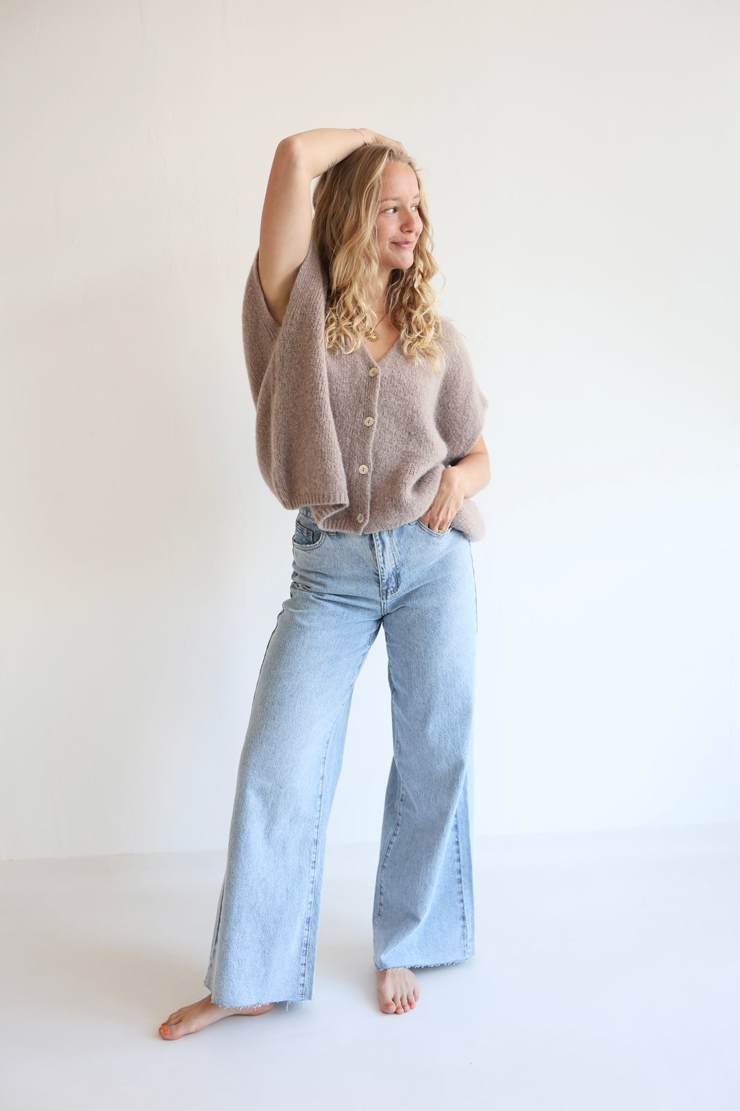Lockere Pullunder-Weste Gina