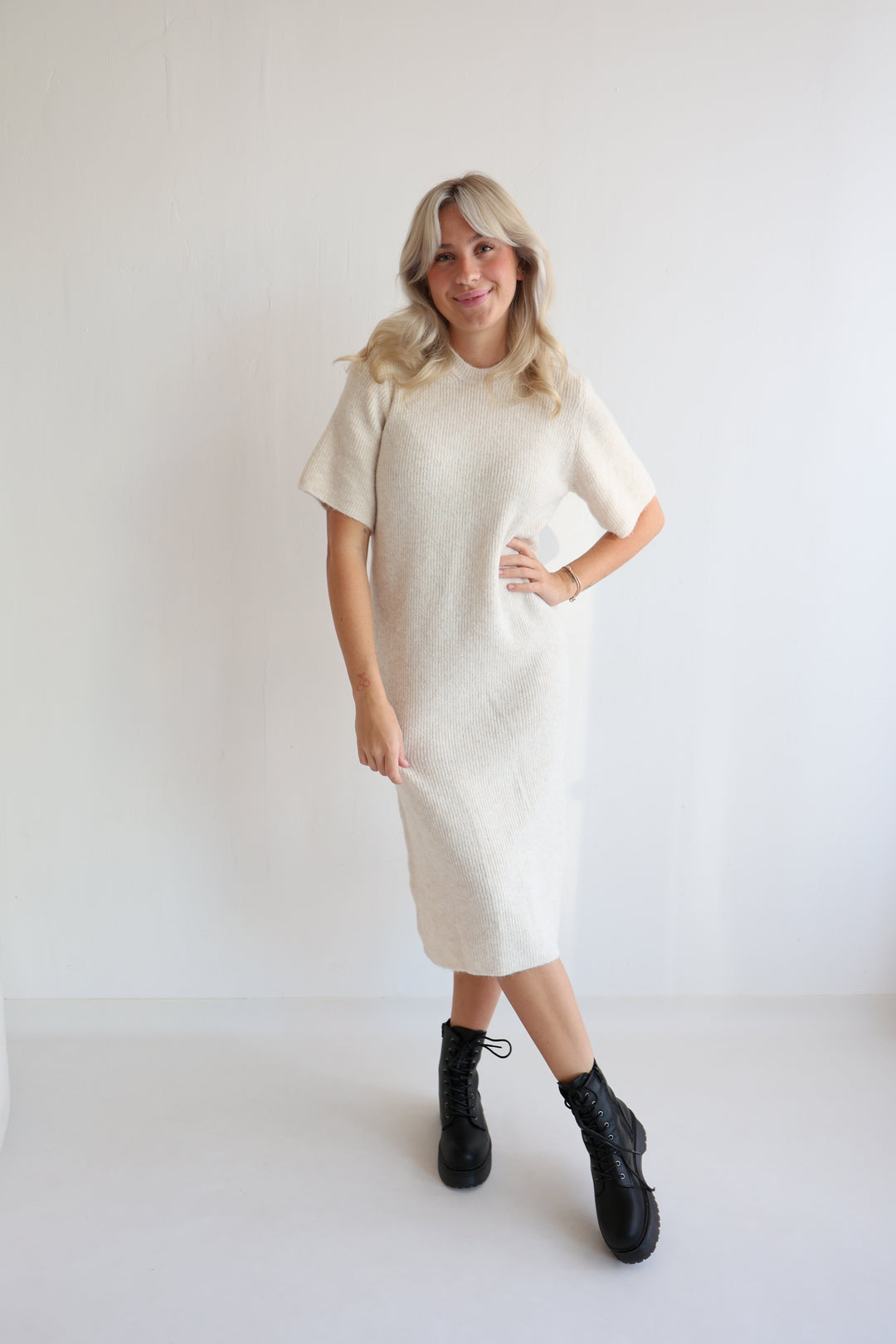 Langes Strickkleid Nuna