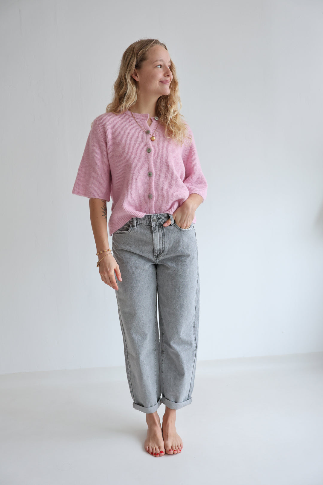 Kurzarm Cardigan Jolina