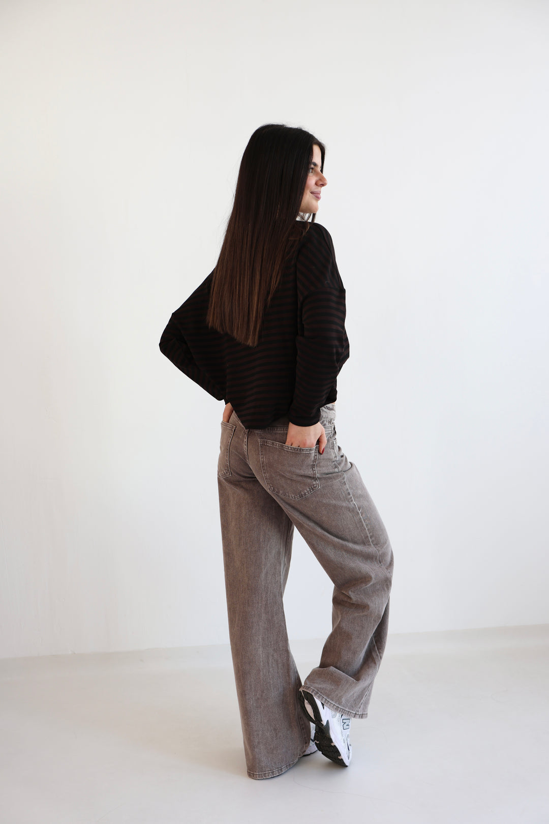 Wide Leg Jeans Cocoa Shades