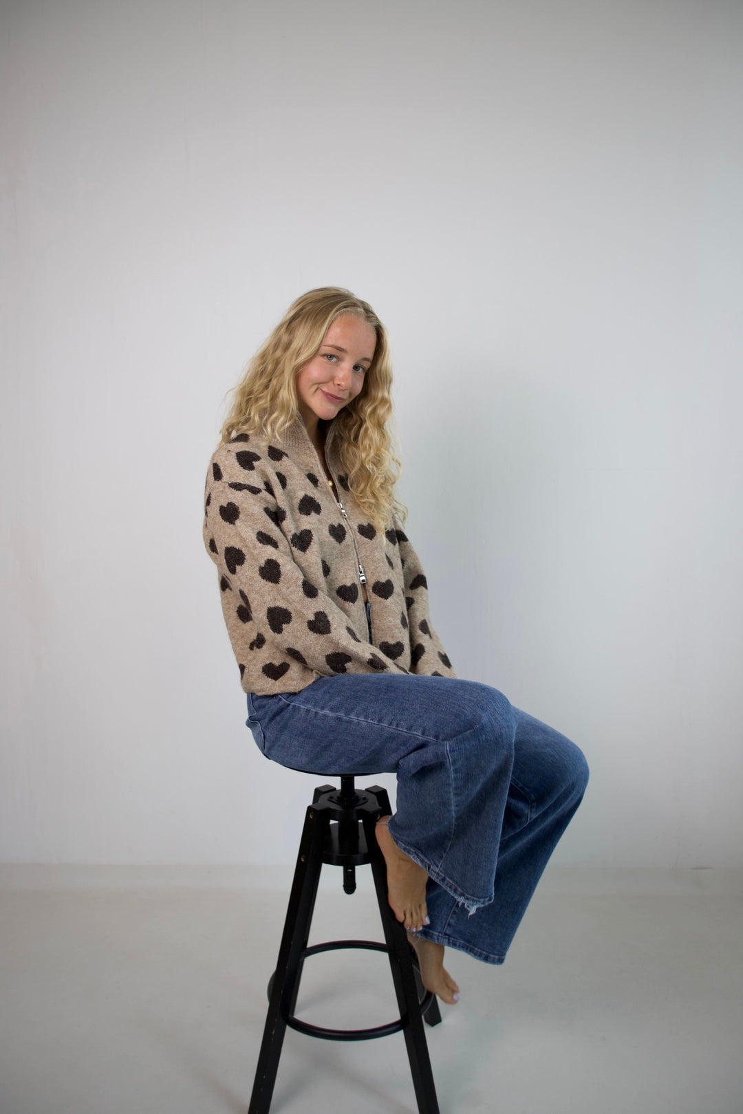 Heartbound Half-Zip Sweater