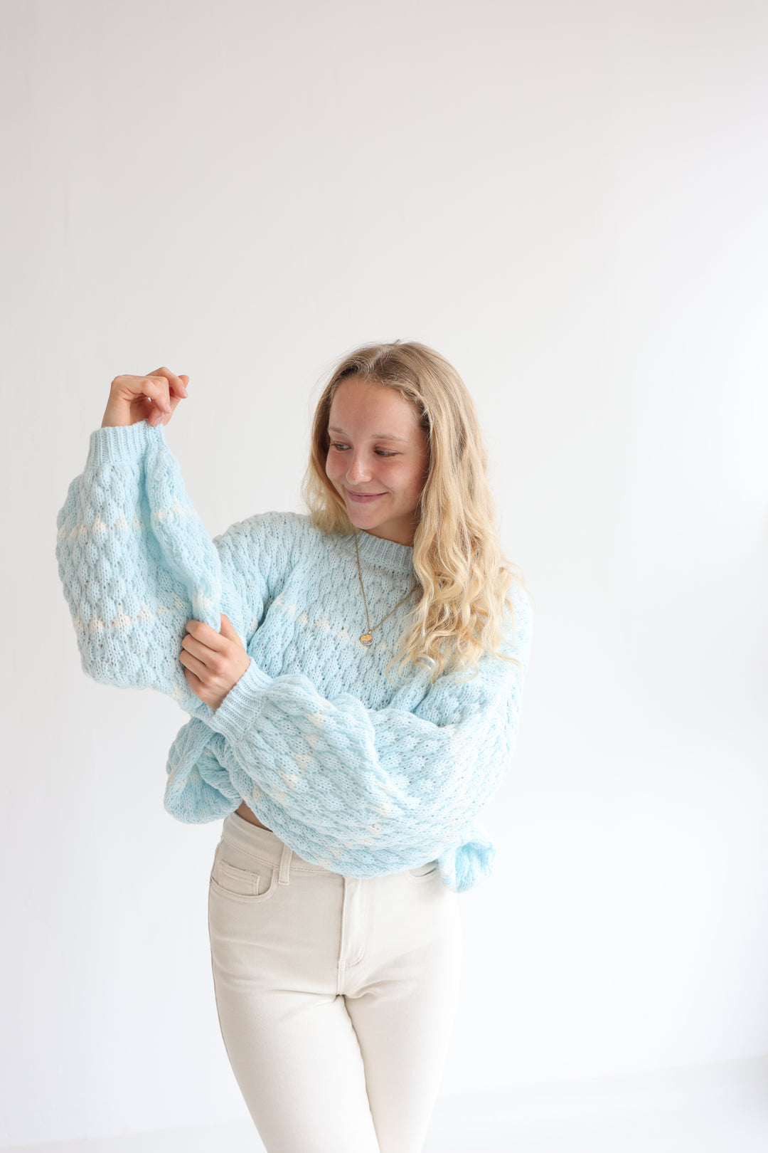 Bubble Knit Pullover