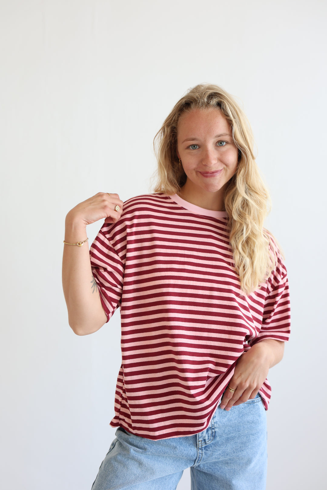 Easy Fit Striped T-Shirt