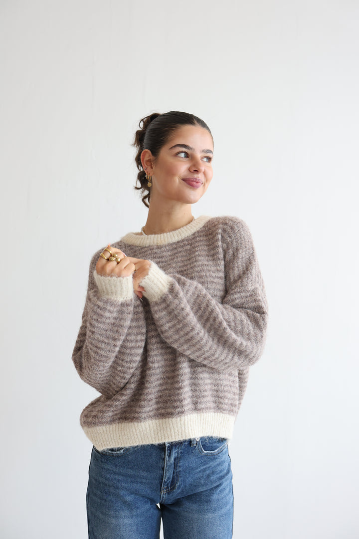 Gestreifter Pullover Moodline Knit