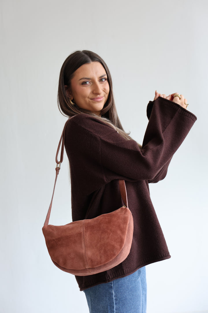 Wildledertasche Maple