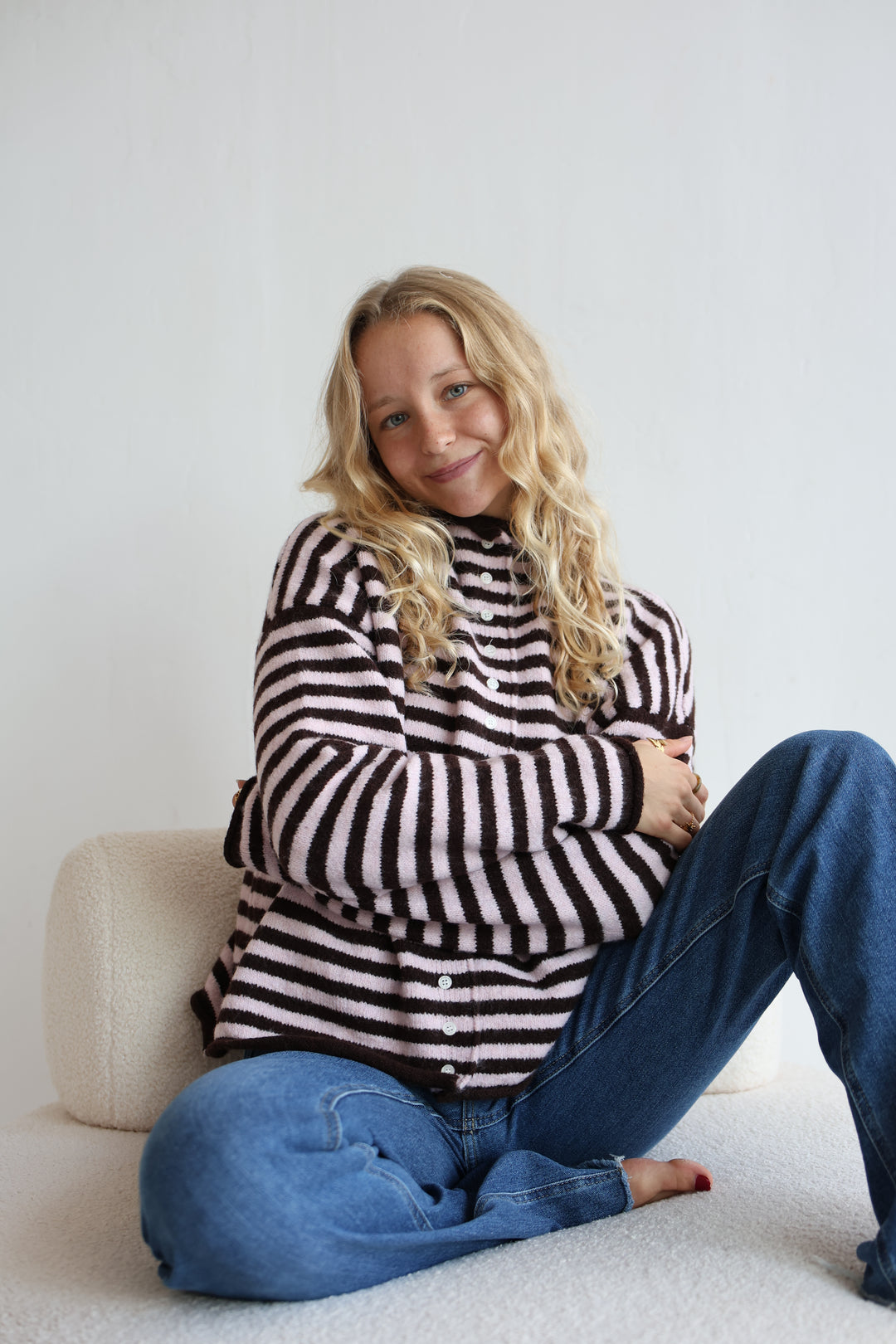 Striped Classy Cardigan