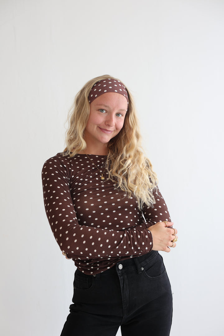 Polka Dots Cashmere Longsleeve