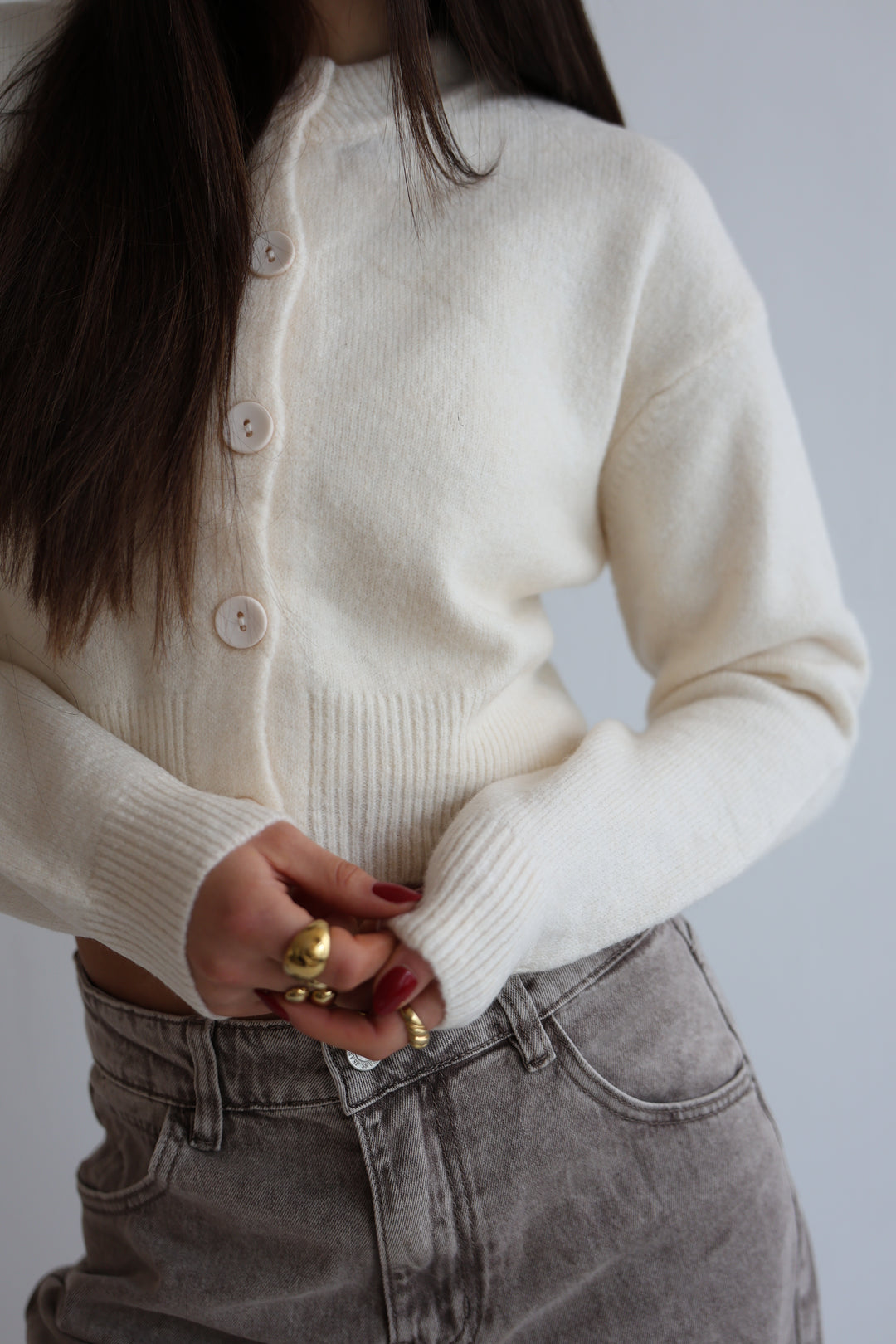 Cropped Cardigan Cozy Snuggle