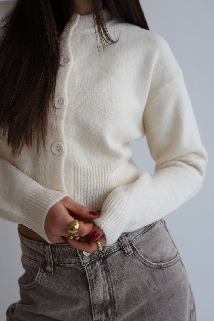 Cropped Cardigan Cozy Snuggle