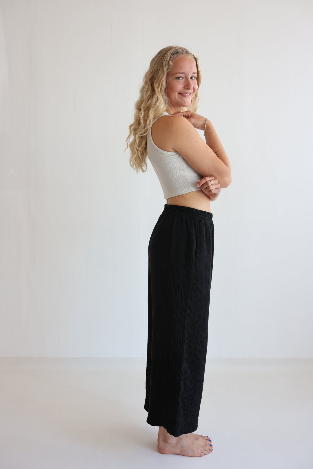 Casual Musselin Pants Petite