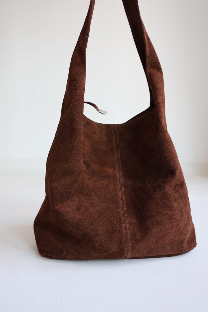 Handtasche aus Wildleder Chestnut Dream