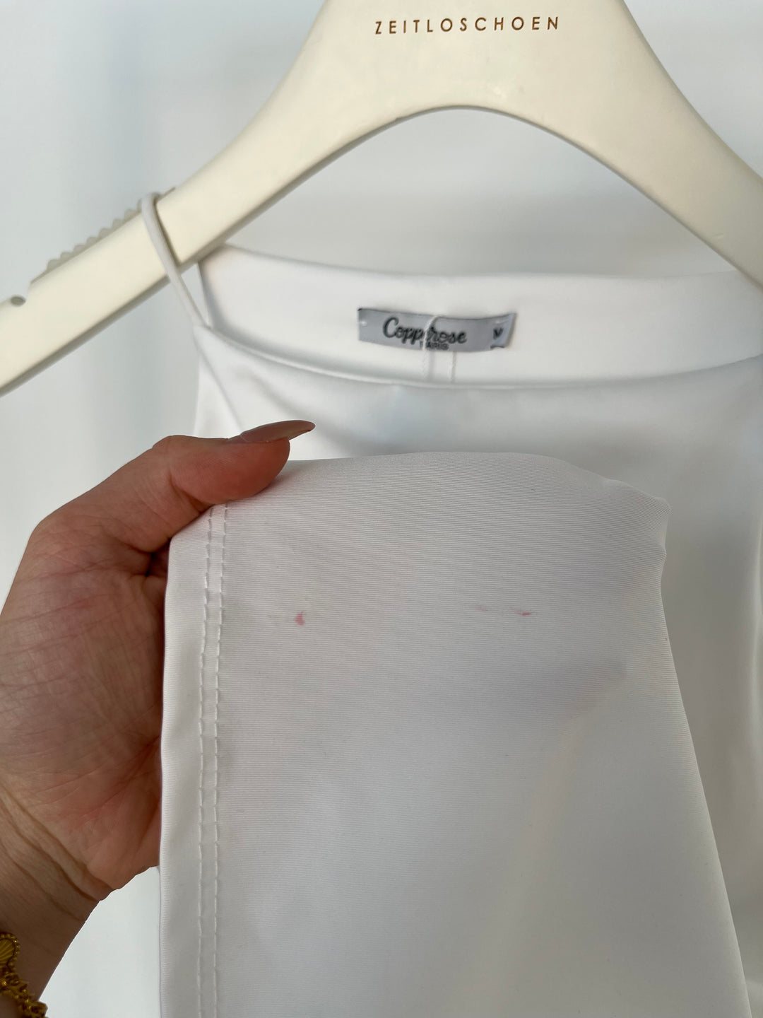 TOP MIT SPAGETTITRÄGERN FENJA WEIẞ GR. M/38 (B-WARE)