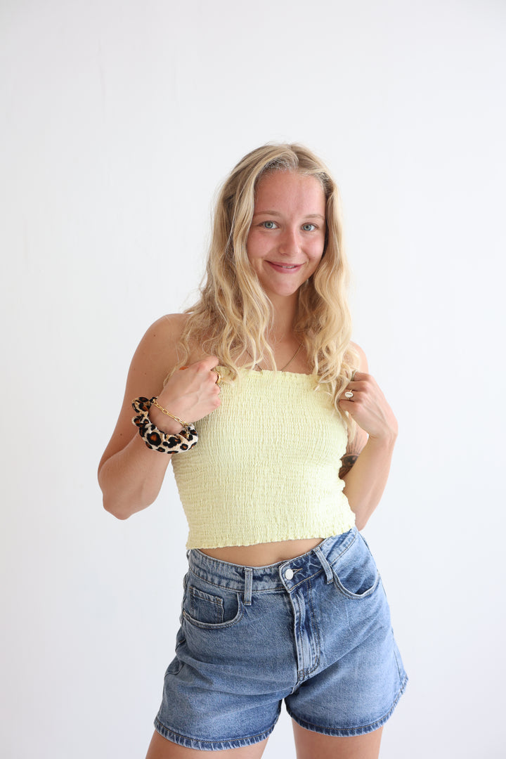 Croptop aus Musselin Malu