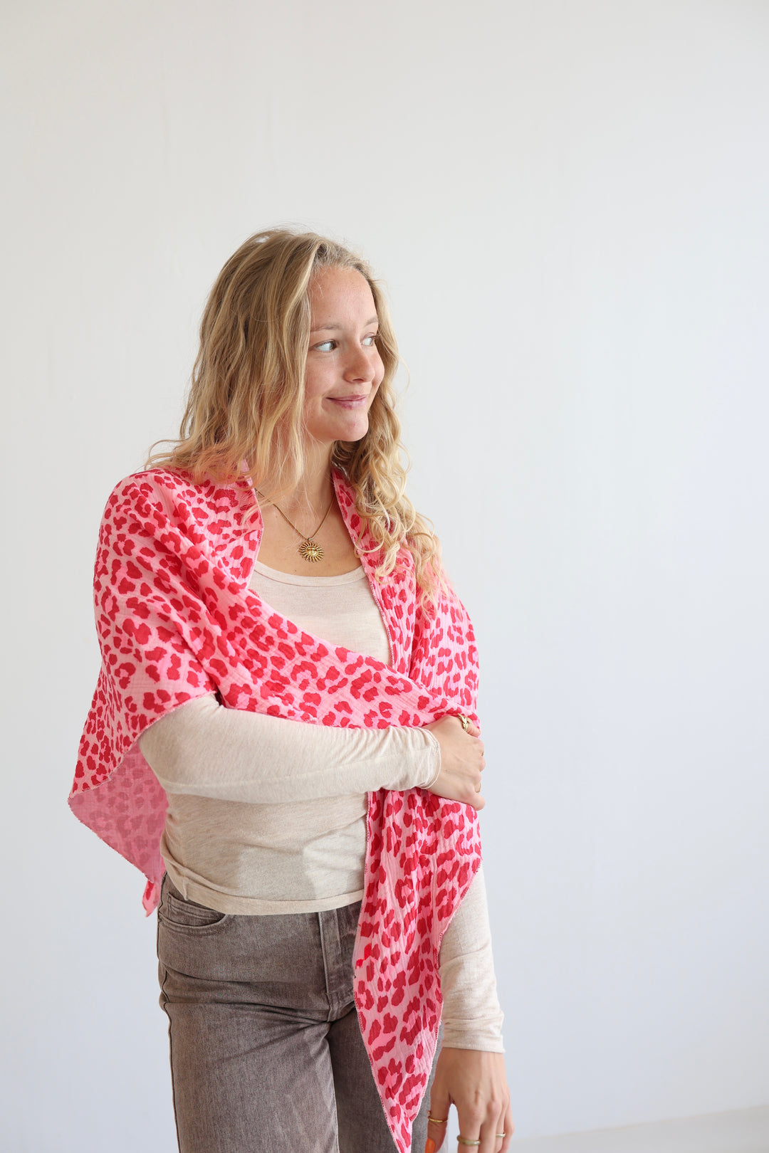 Musselintuch Neon Wild