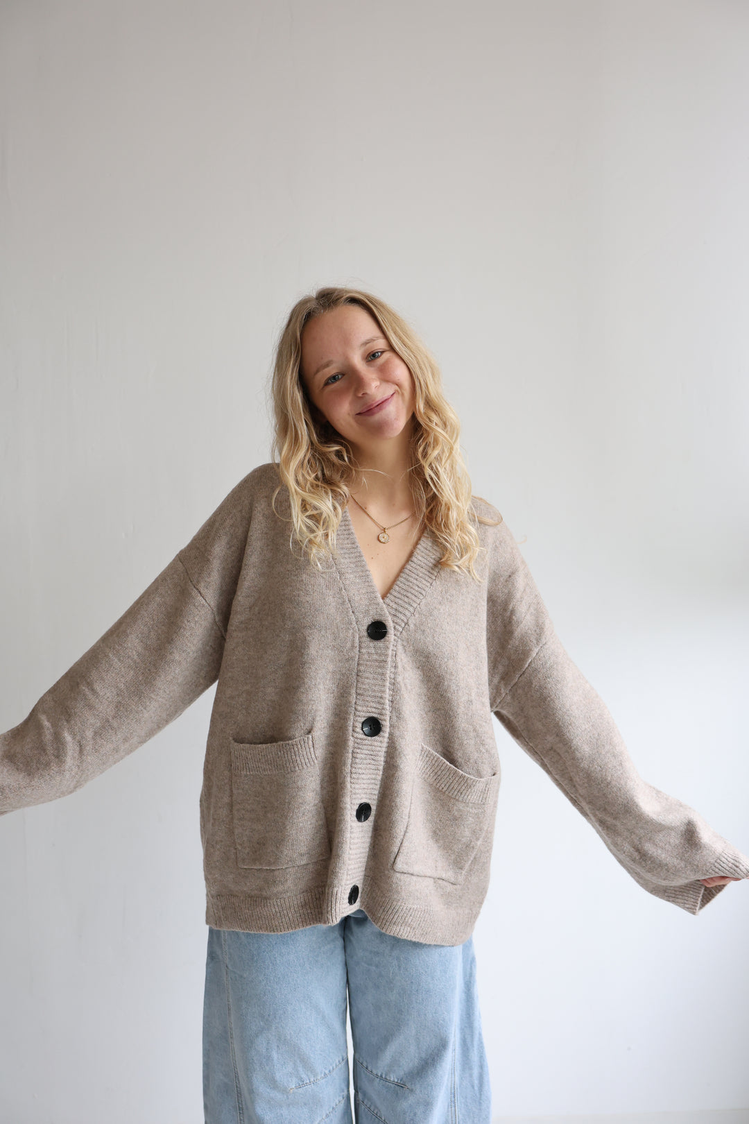 Oversize Cardigan Casual Love