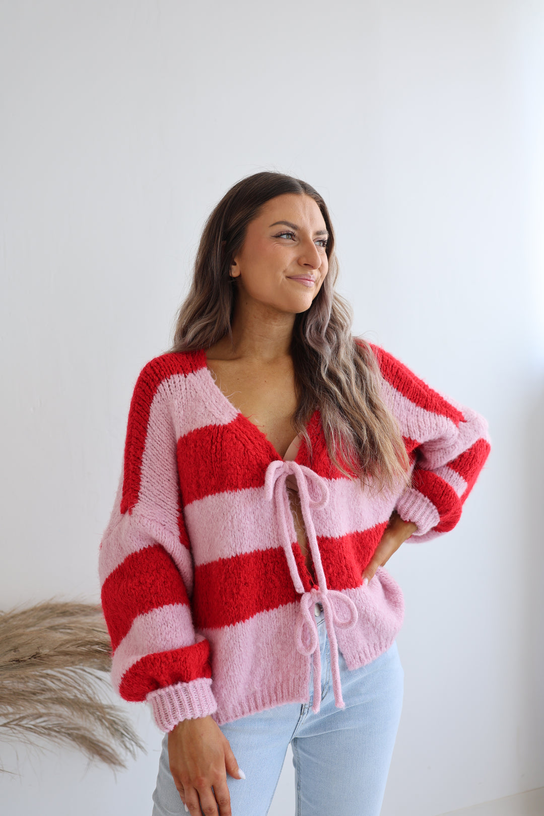 Gestreifter Cardigan Luana