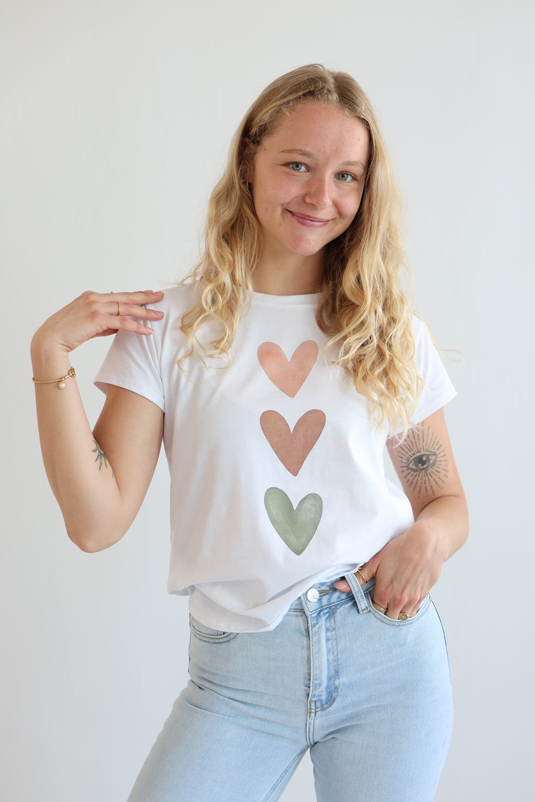 T-Shirt Three Hearts