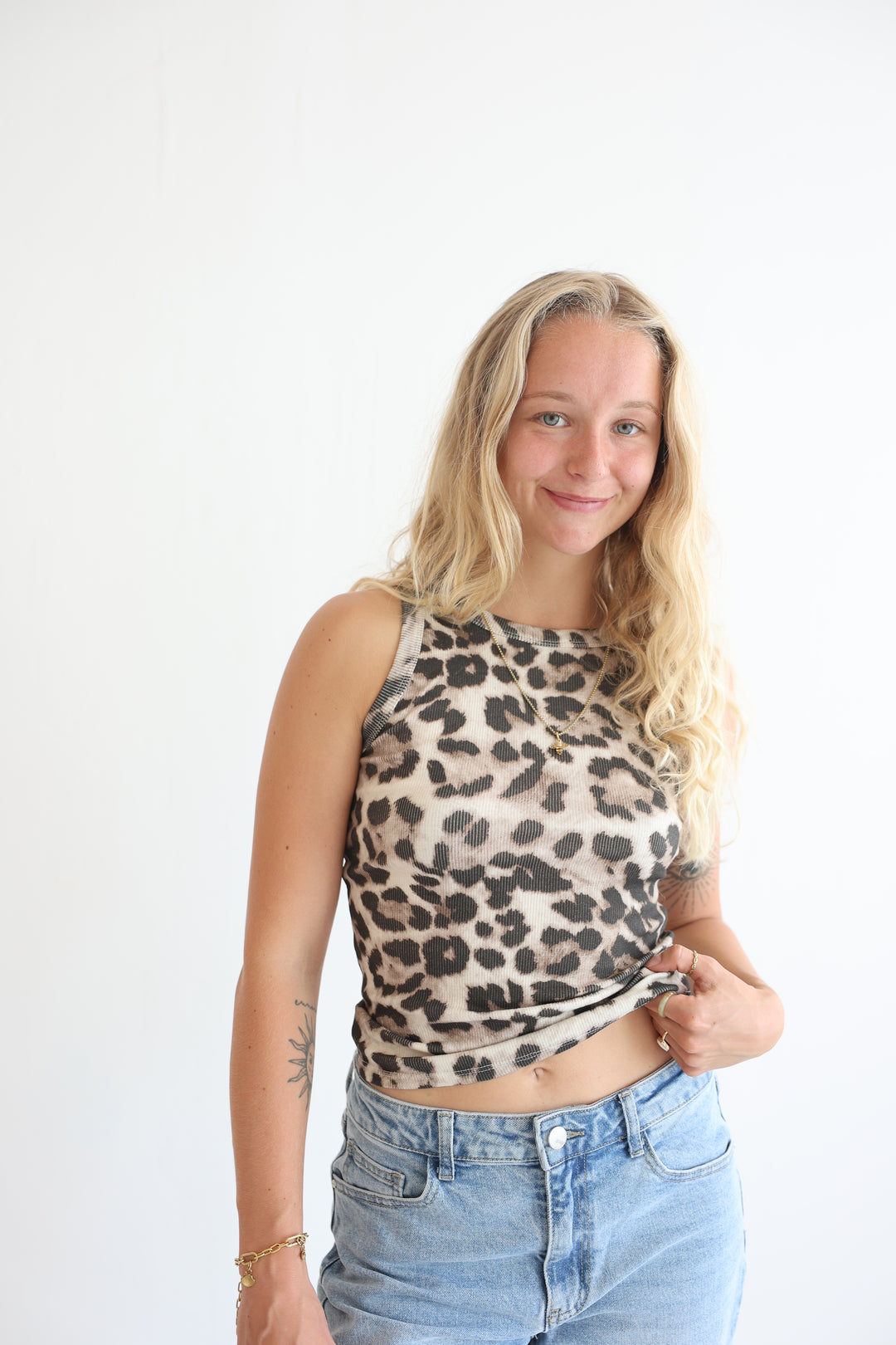 Animal Print Leopard Tank Top
