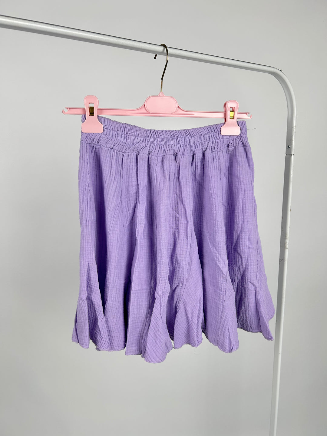 VOLANTROCK AUS MUSSELIN NATASCHA FLIEDER (B-WARE)