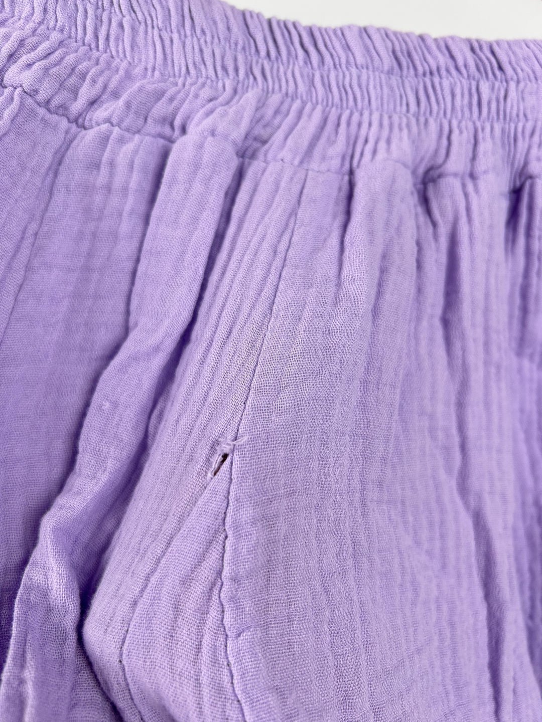 VOLANTROCK AUS MUSSELIN NATASCHA FLIEDER (B-WARE)