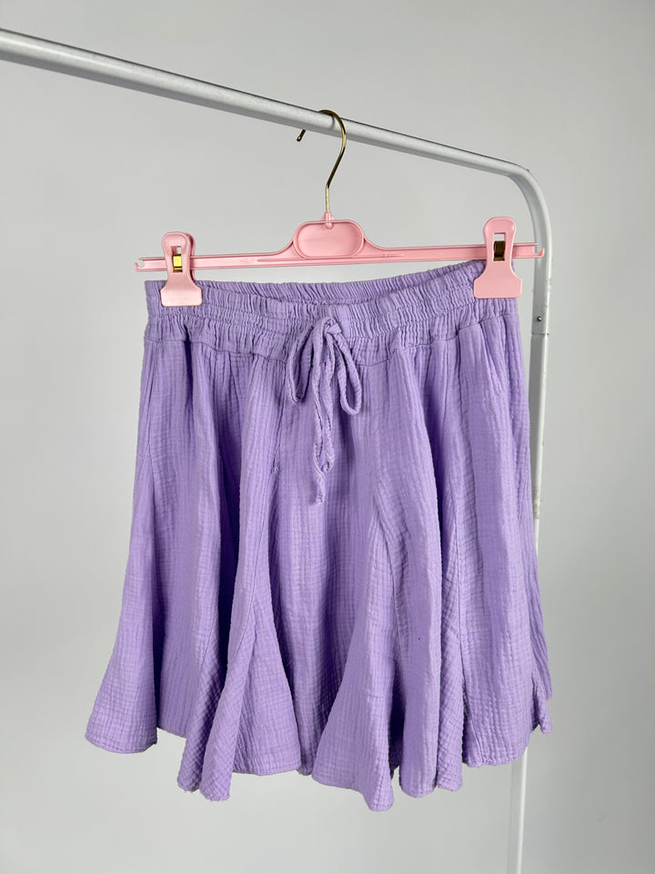 VOLANTROCK AUS MUSSELIN NATASCHA FLIEDER (B-WARE)